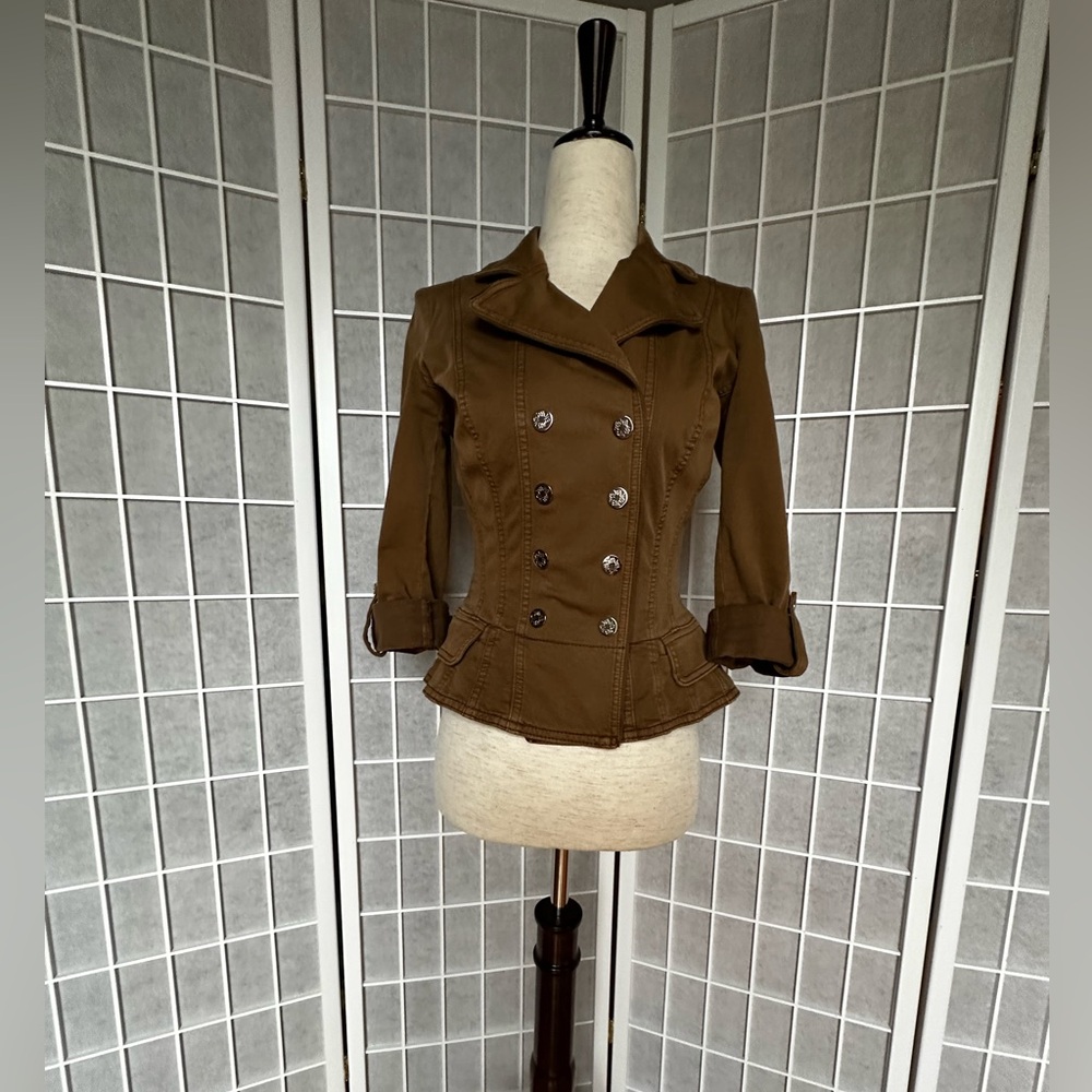 SOLD - White House Black Market Sand Blazer, Size 0